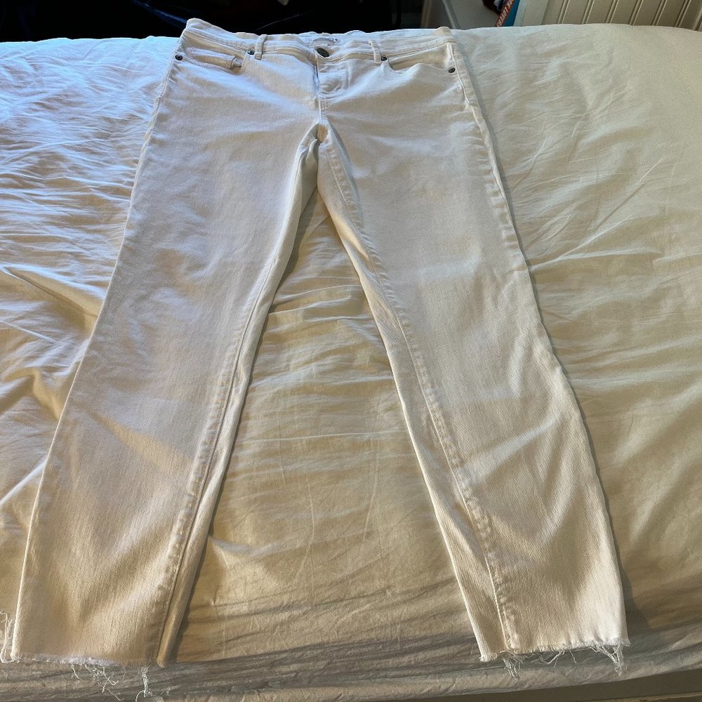 LOFT Skinny White Jeans Women's Size 10/30